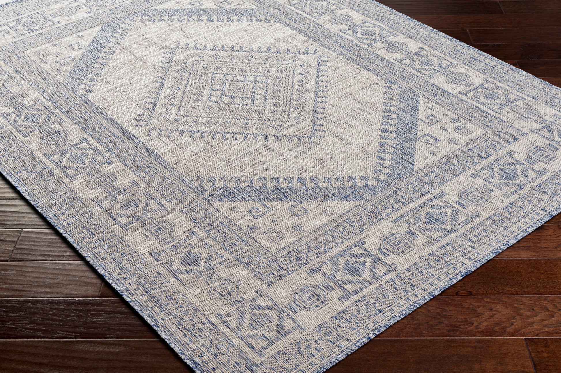 Surya Tuareg Trg-2345 Dark Blue, Cream Area Rug