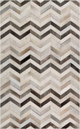 Surya Trail Trl-1129 Light Gray, Gray, Taupe, Charcoal, Tan Rug.