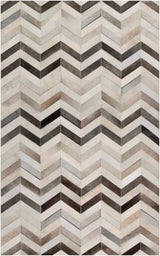 Surya Trail Trl-1129 Light Gray, Gray, Taupe, Charcoal, Tan Rug.