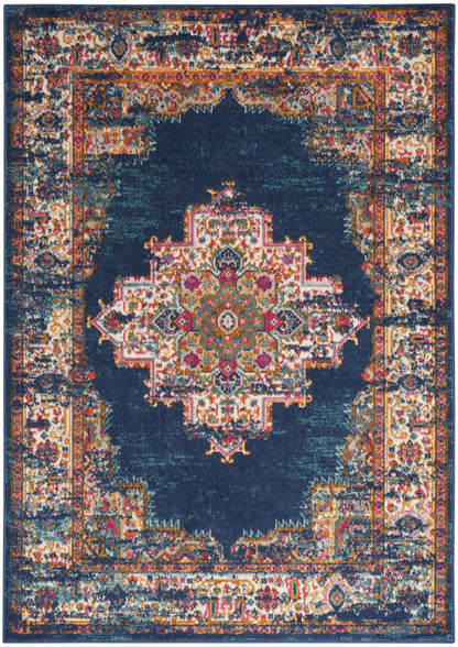 Nourison Passion Psn03 Navy Area Rug