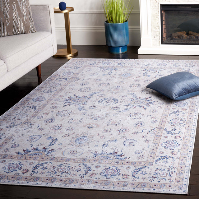 Safavieh Tucson Tsn100A Ivory/Blue Rug.