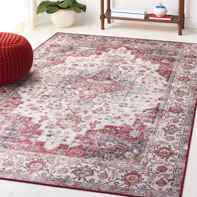 Safavieh Tucson Tsn105C Beige Green/Rust Rug.