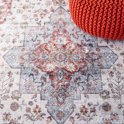 Safavieh Tucson Tsn105L Light Blue/Rust Area Rug