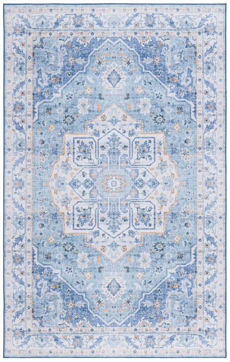 Safavieh Tucson Tsn118L Light Blue/Blue Rug.