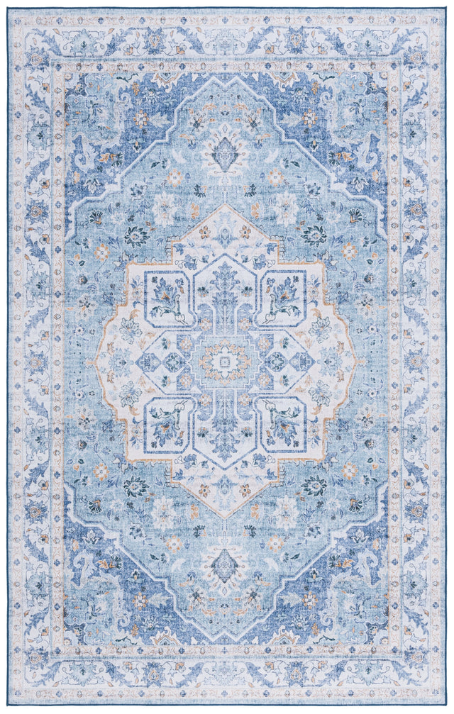 Safavieh Tucson Tsn118L Light Blue/Blue Rug.