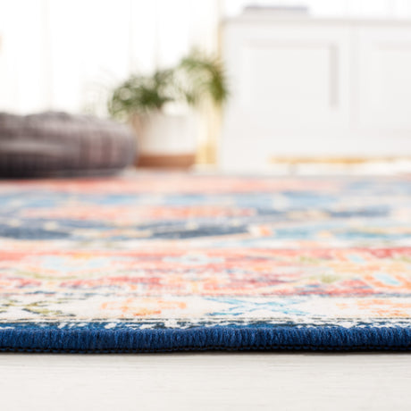 Safavieh Tucson Tsn119M Blue/Rust Rug.