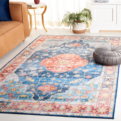 Safavieh Tucson Tsn119M Blue/Rust Area Rug