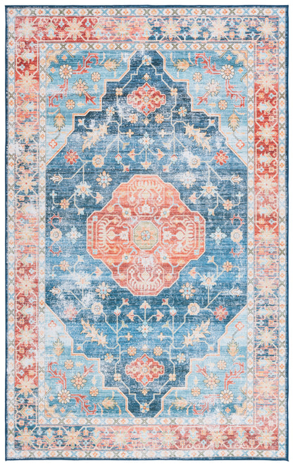 Safavieh Tucson Tsn119M Blue/Rust Area Rug