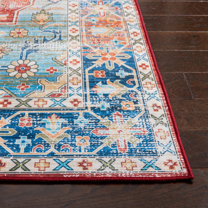 Safavieh Tucson Tsn119P Rust/Blue Area Rug