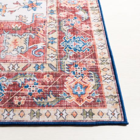 Safavieh Tucson Tsn148M Red/Blue Rug.