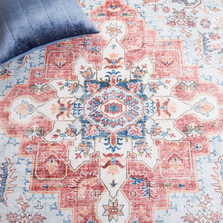 Safavieh Tucson Tsn148M Red/Blue Rug.