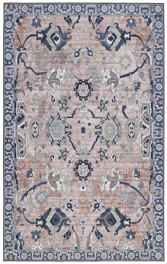 Safavieh Tucson Tsn149T Light Blue/Navy Area Rug