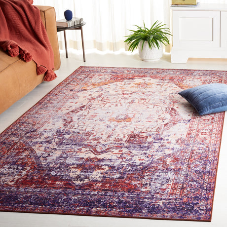 Safavieh Tucson Tsn151B Beige/Red Rug.