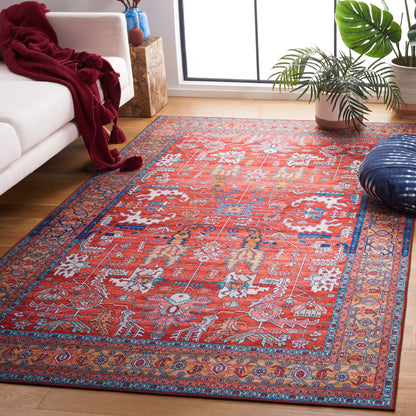 Safavieh Tucson Tsn152P Rust/Navy Area Rug