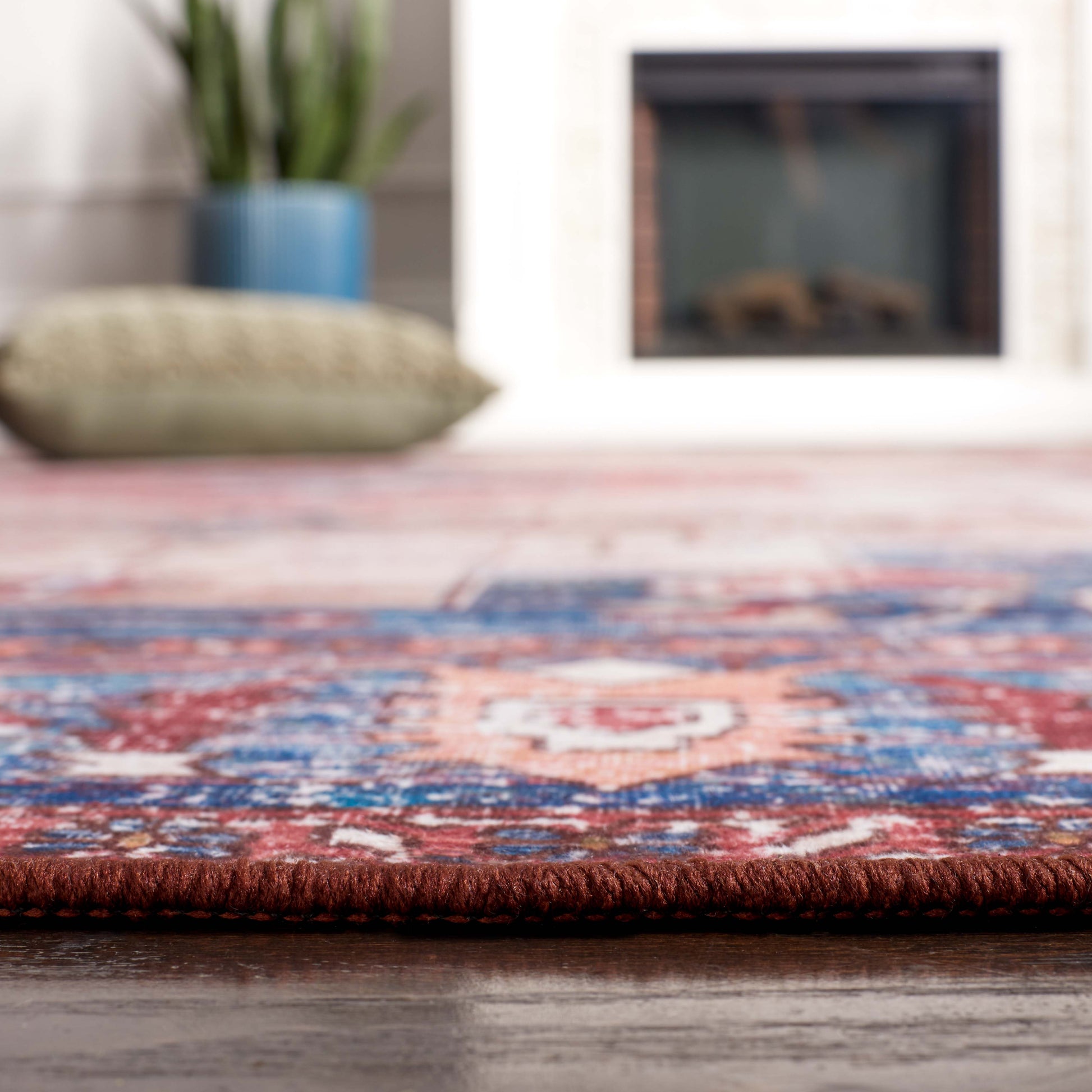 Safavieh Tucson Tsn155B Beige/Rust Area Rug