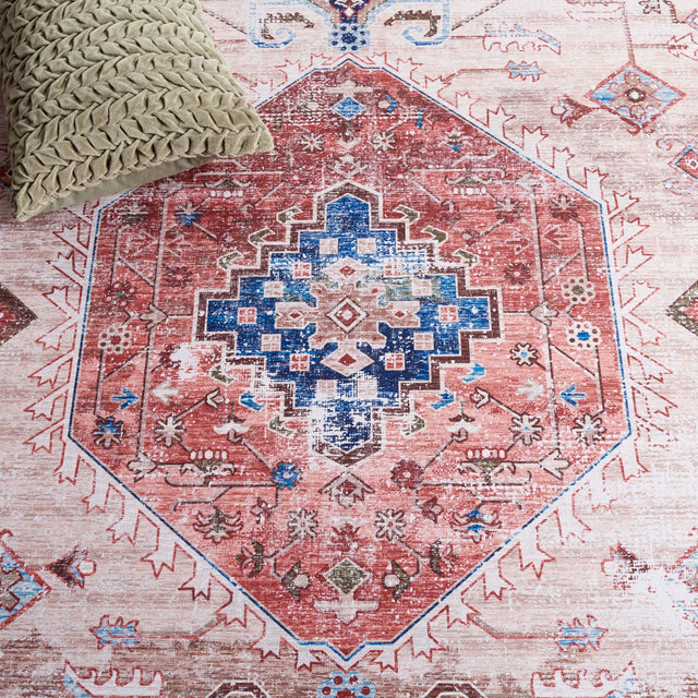 Safavieh Tucson Tsn155B Beige/Rust Rug.