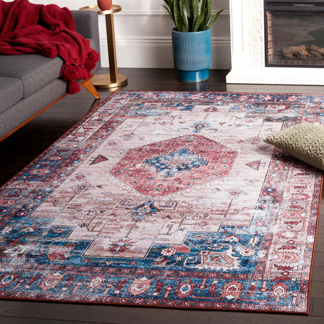 Safavieh Tucson Tsn155B Beige/Rust Rug.