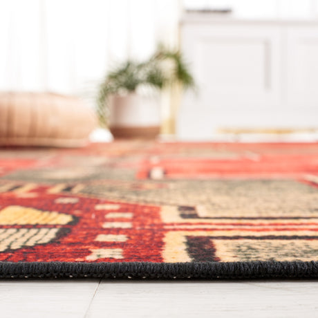 Safavieh Tucson Tsn189P Rust/Green Rug.