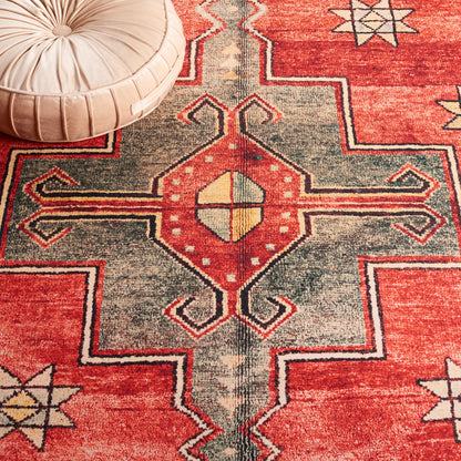 Safavieh Tucson Tsn189P Rust/Green Area Rug