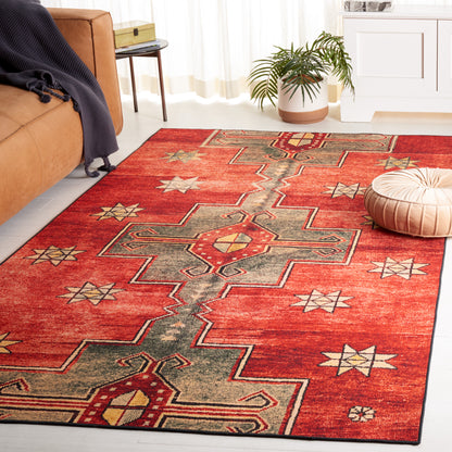 Safavieh Tucson Tsn189P Rust/Green Area Rug