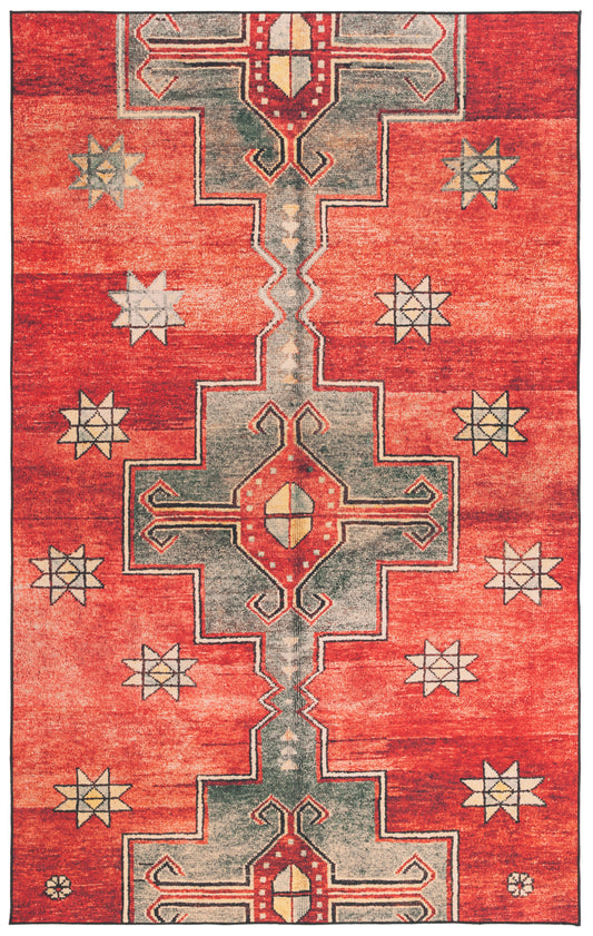 Safavieh Tucson Tsn189P Rust/Green Area Rug