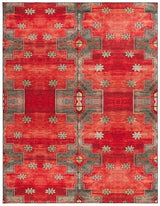 Safavieh Tucson Tsn189P Rust/Green Rug.