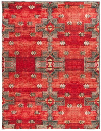 Safavieh Tucson Tsn189P Rust/Green Rug