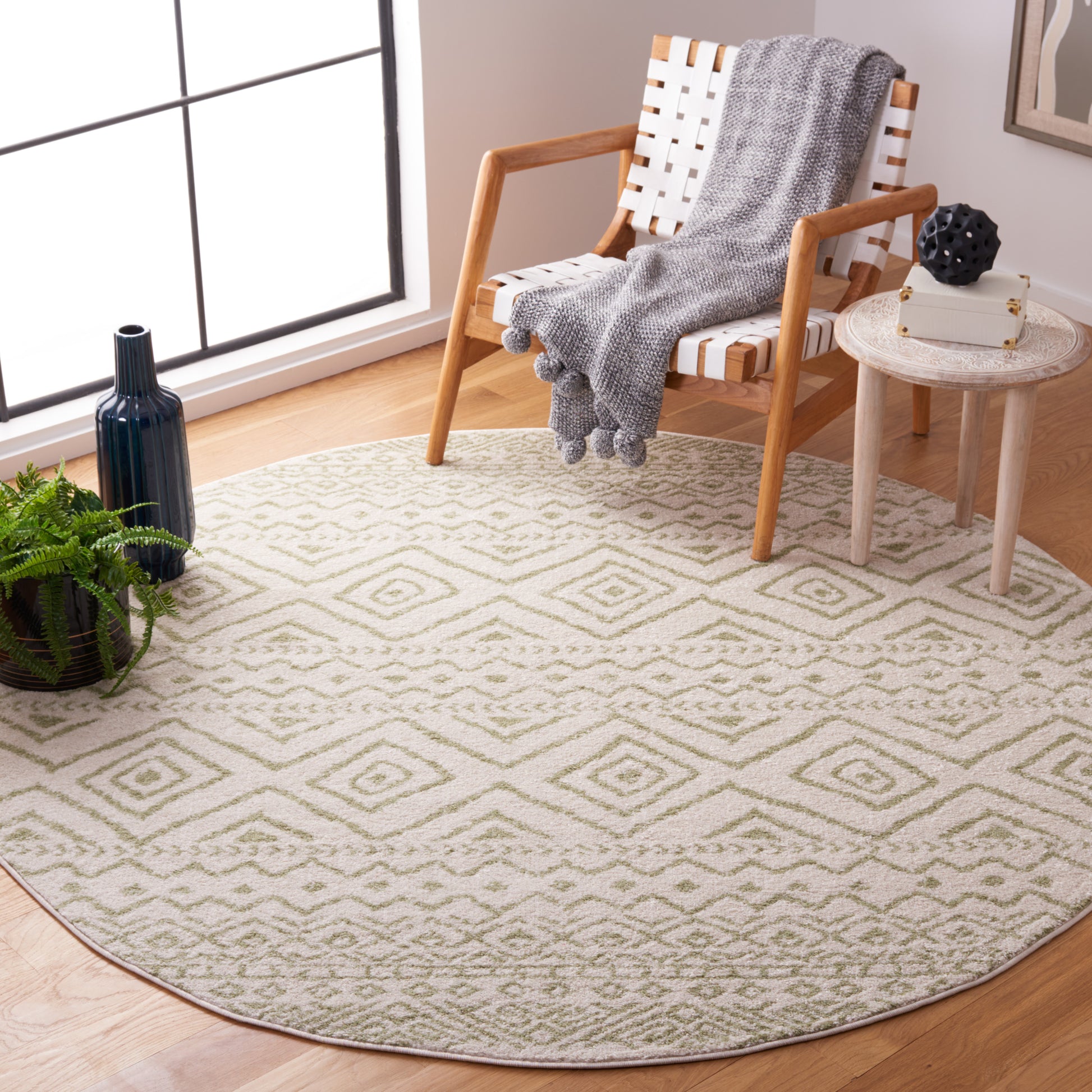 Safavieh Tulum Tul267G Ivory/Sage Area Rug