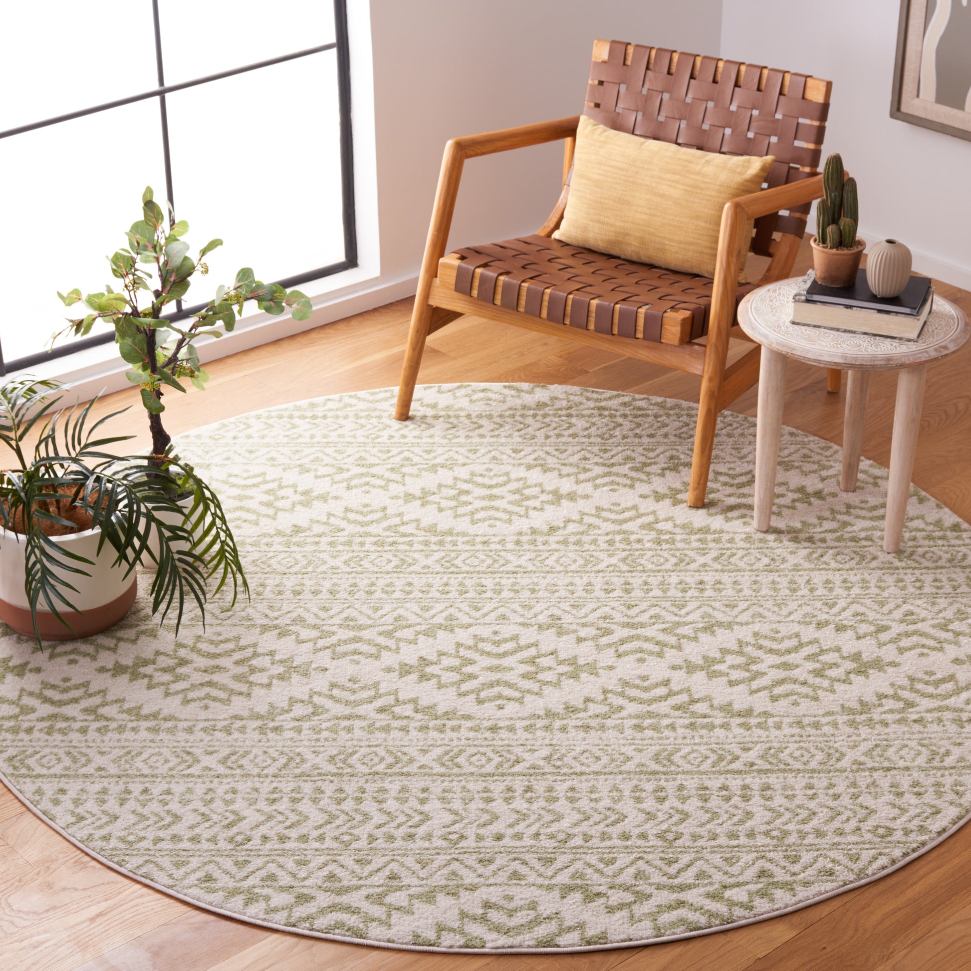 Safavieh Tulum Tul272H Ivory/Sage Area Rug