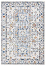 Safavieh Tulum Tul660A Ivory Grey/Blue Rust Rug.