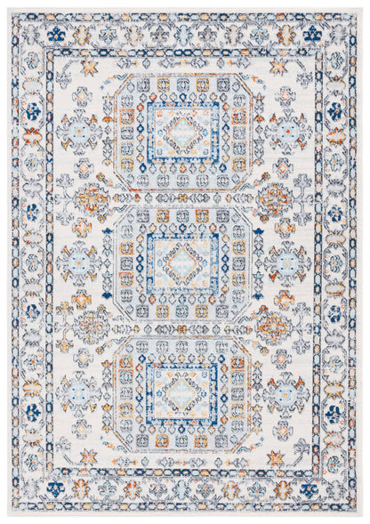 Safavieh Tulum Tul660A Ivory Grey/Blue Rust Area Rug