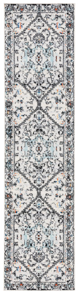 Safavieh Tulum Tul661A Ivory Grey/Blue Rust Rug.