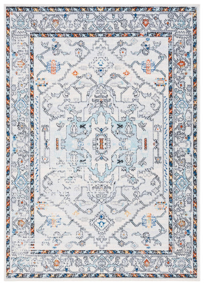 Safavieh Tulum Tul661A Ivory Grey/Blue Rust Area Rug