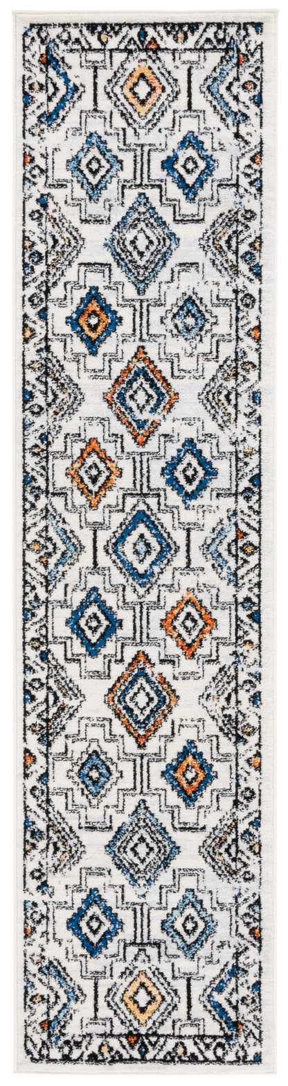 Safavieh Tulum Tul662A Ivory Grey/Blue Rust Area Rug