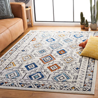 Safavieh Tulum Tul662A Ivory Grey/Blue Rust Area Rug