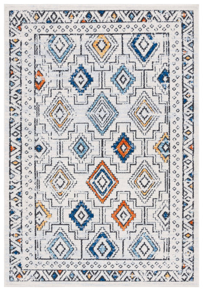 Safavieh Tulum Tul662A Ivory Grey/Blue Rust Area Rug