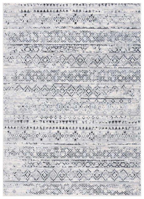 Safavieh Tulum Tul663A Ivory Grey/Charcoal Rug.