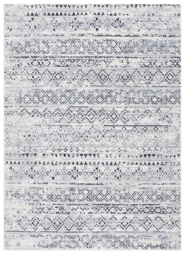 Safavieh Tulum Tul663A Ivory Grey/Charcoal Rug.