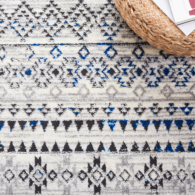 Safavieh Tulum Tul663H Ivory Grey/Grey Blue Rug.