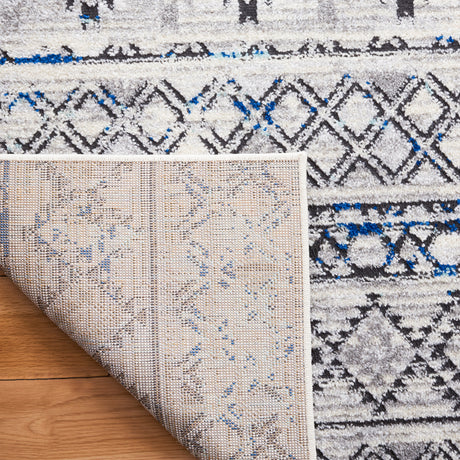 Safavieh Tulum Tul663H Ivory Grey/Grey Blue Rug.