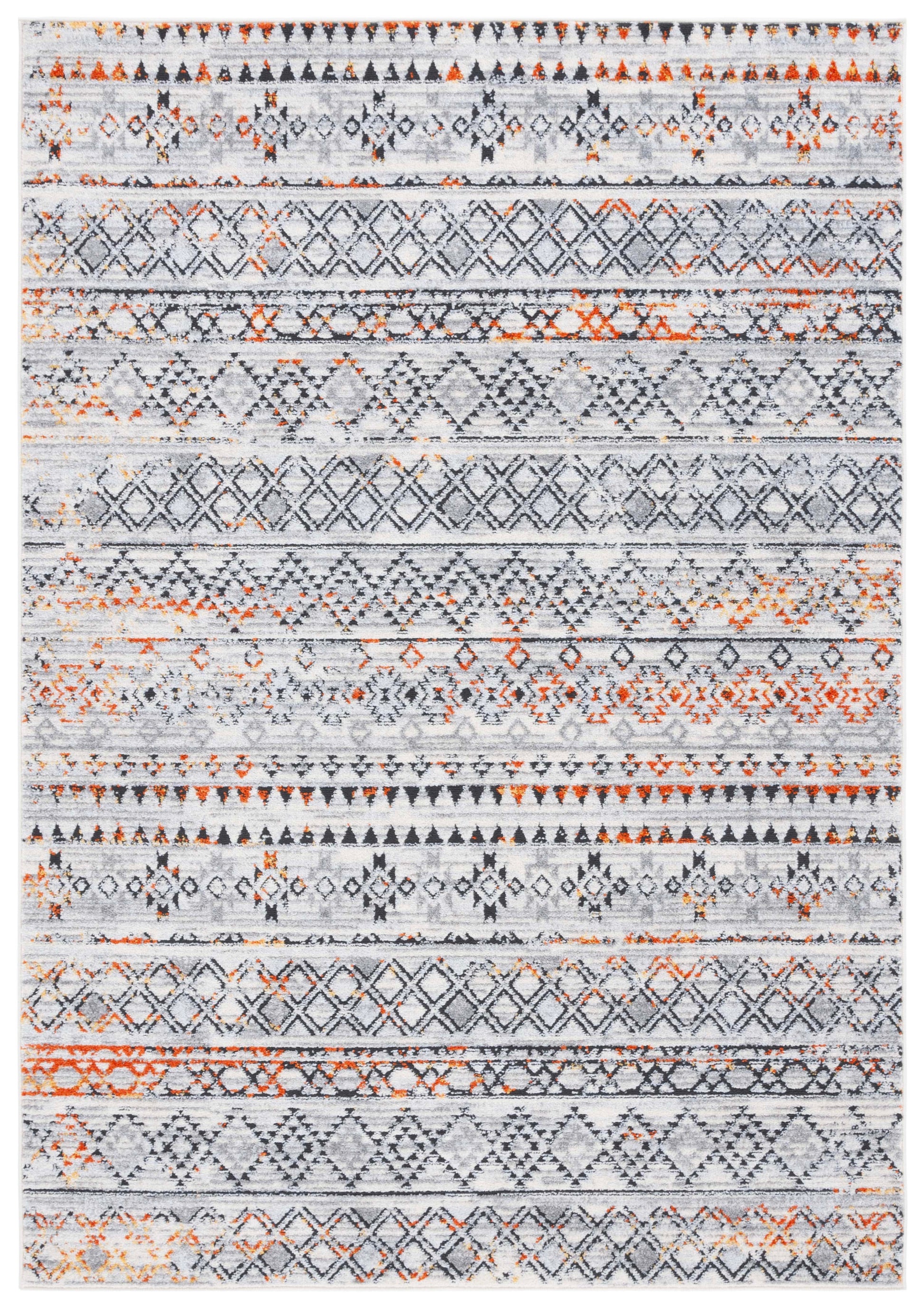 Safavieh Tulum Tul663P Ivory Grey/Rust Area Rug