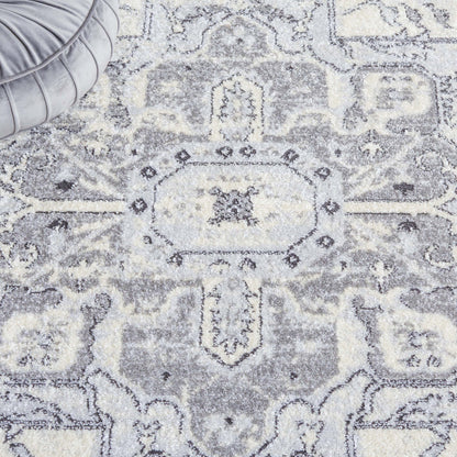 Safavieh Tulum Tul665F Ivory Grey/Light Grey Area Rug