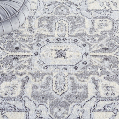 Safavieh Tulum Tul665F Ivory Grey/Light Grey Rug.