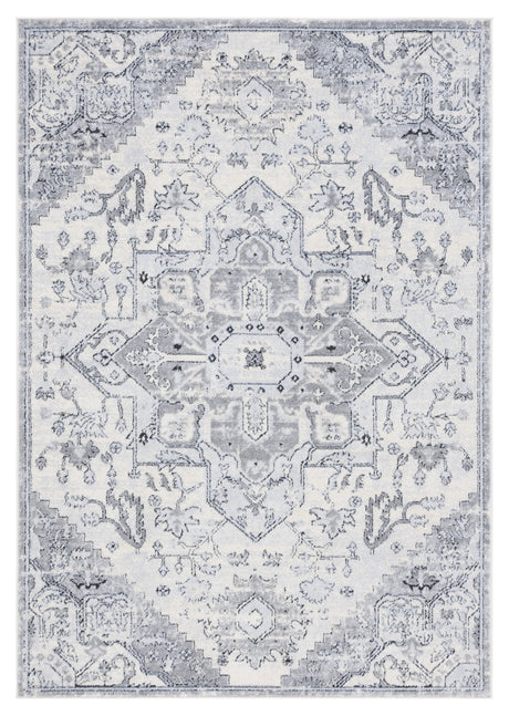 Safavieh Tulum Tul665F Ivory Grey/Light Grey Rug.