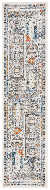 Safavieh Tulum Tul667A Ivory Grey/Blue Rust Rug.