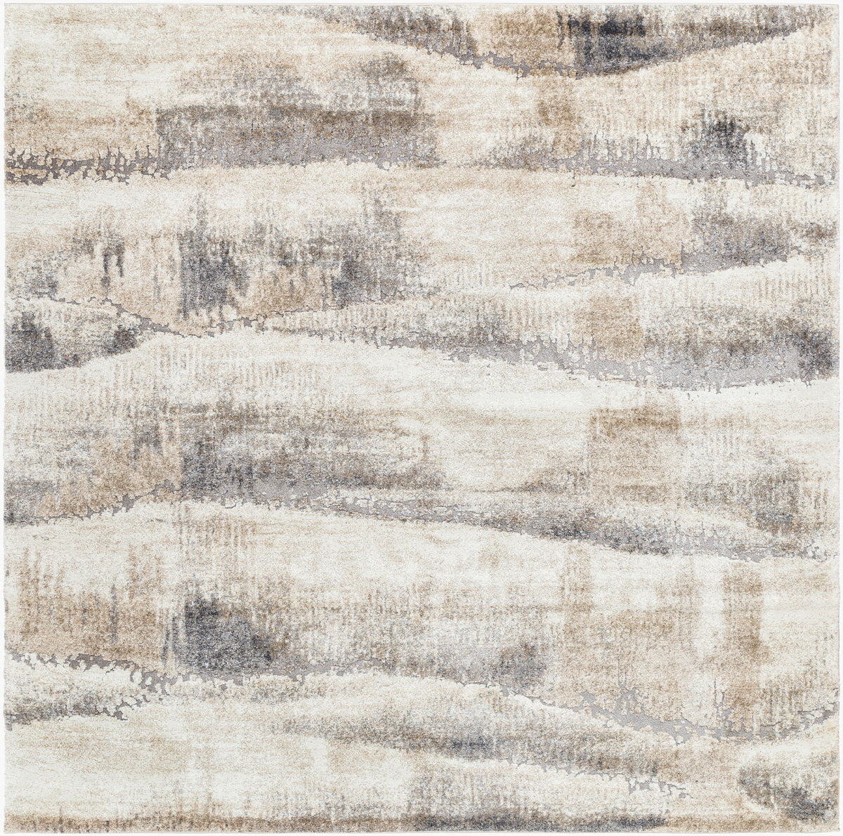 Livabliss Tuscany Tus-2345 Ivory, Beige, Gray, Olive, Charcoal Rug - square flat view