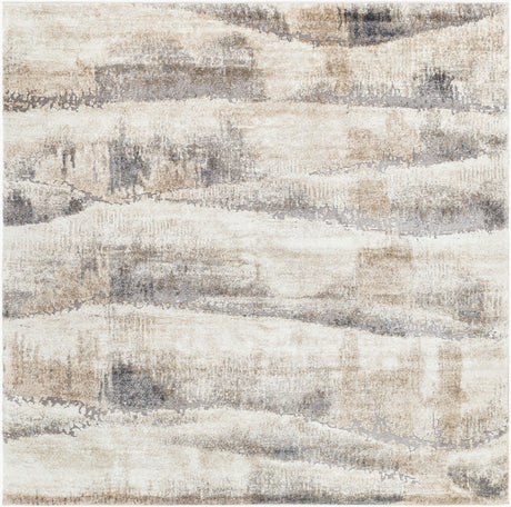 Livabliss Tuscany Tus-2345 Ivory, Beige, Gray, Olive, Charcoal Rug - square flat view