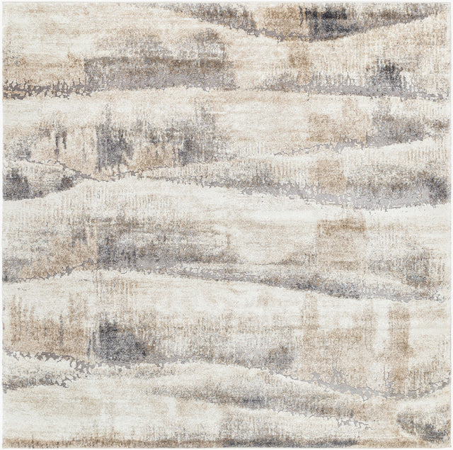 Livabliss Tuscany Tus-2345 Ivory, Beige, Gray, Olive, Charcoal Rug - square flat view