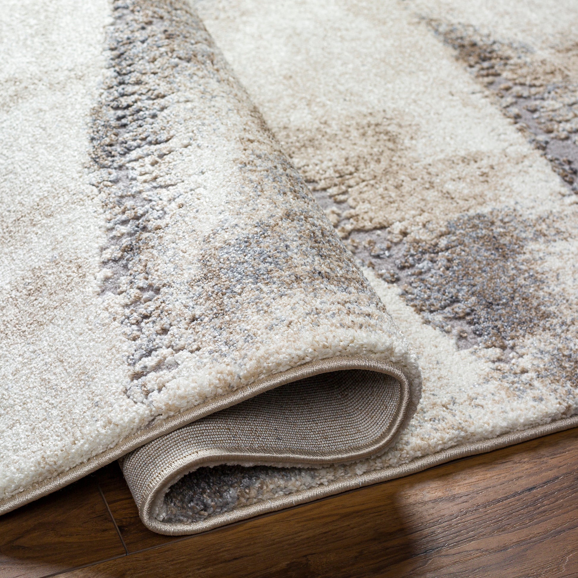 Surya Tuscany Tus-2345 Ivory, Beige, Gray, Olive, Charcoal Area Rug