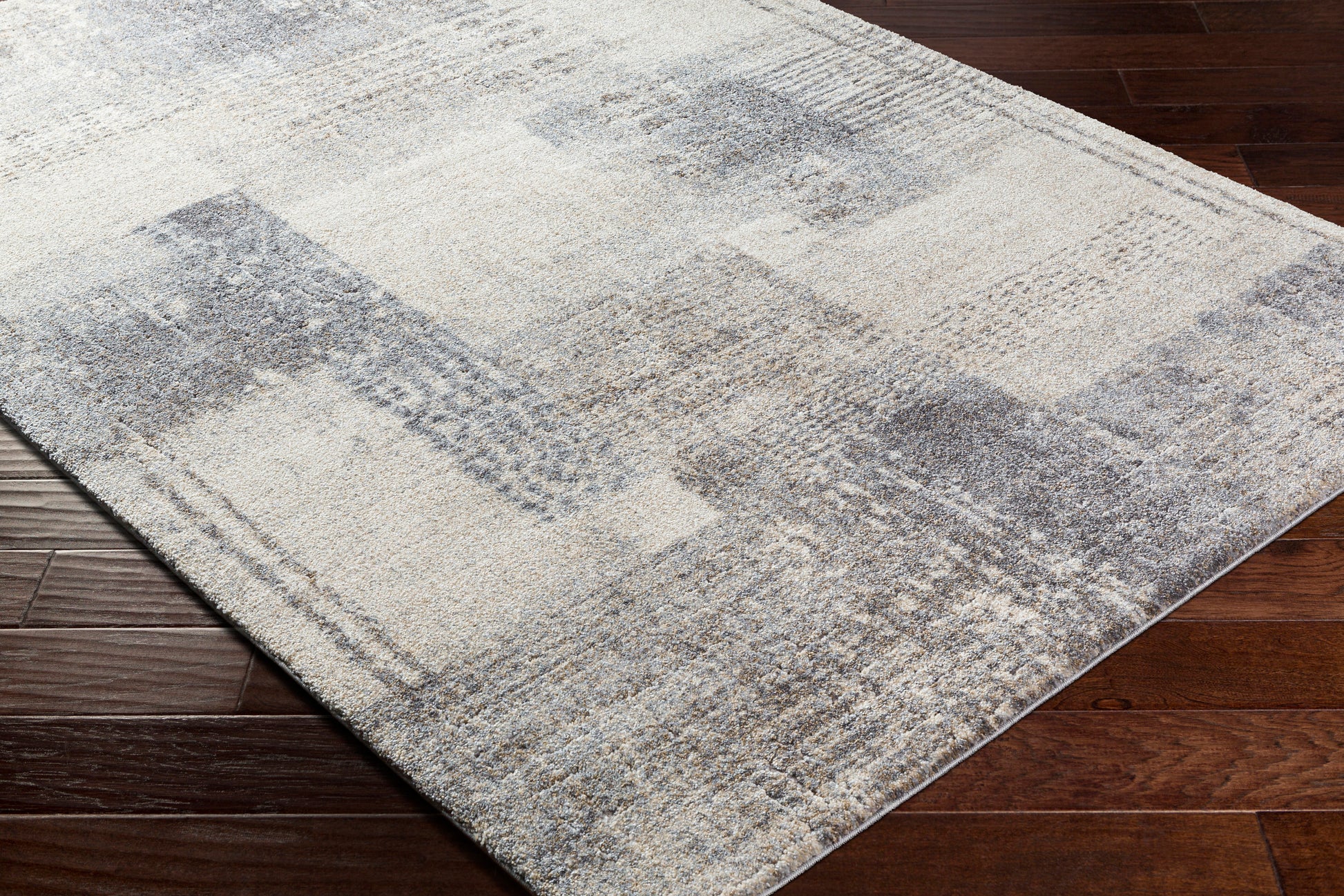 Surya Tuscany Tus-2348 Beige, Ivory, Gray, Charcoal, Olive Area Rug